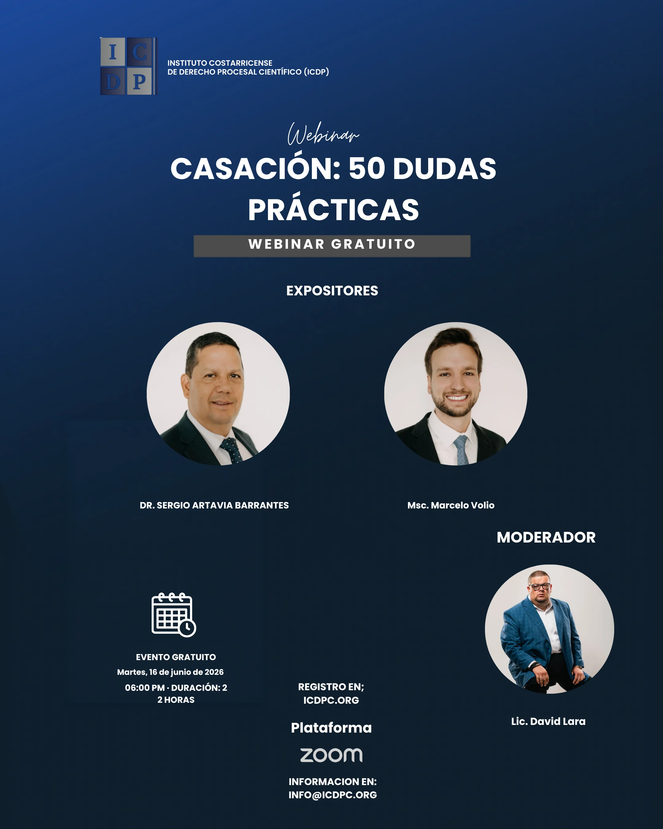 Webinar La casación civil: Los 50 errores más comunes